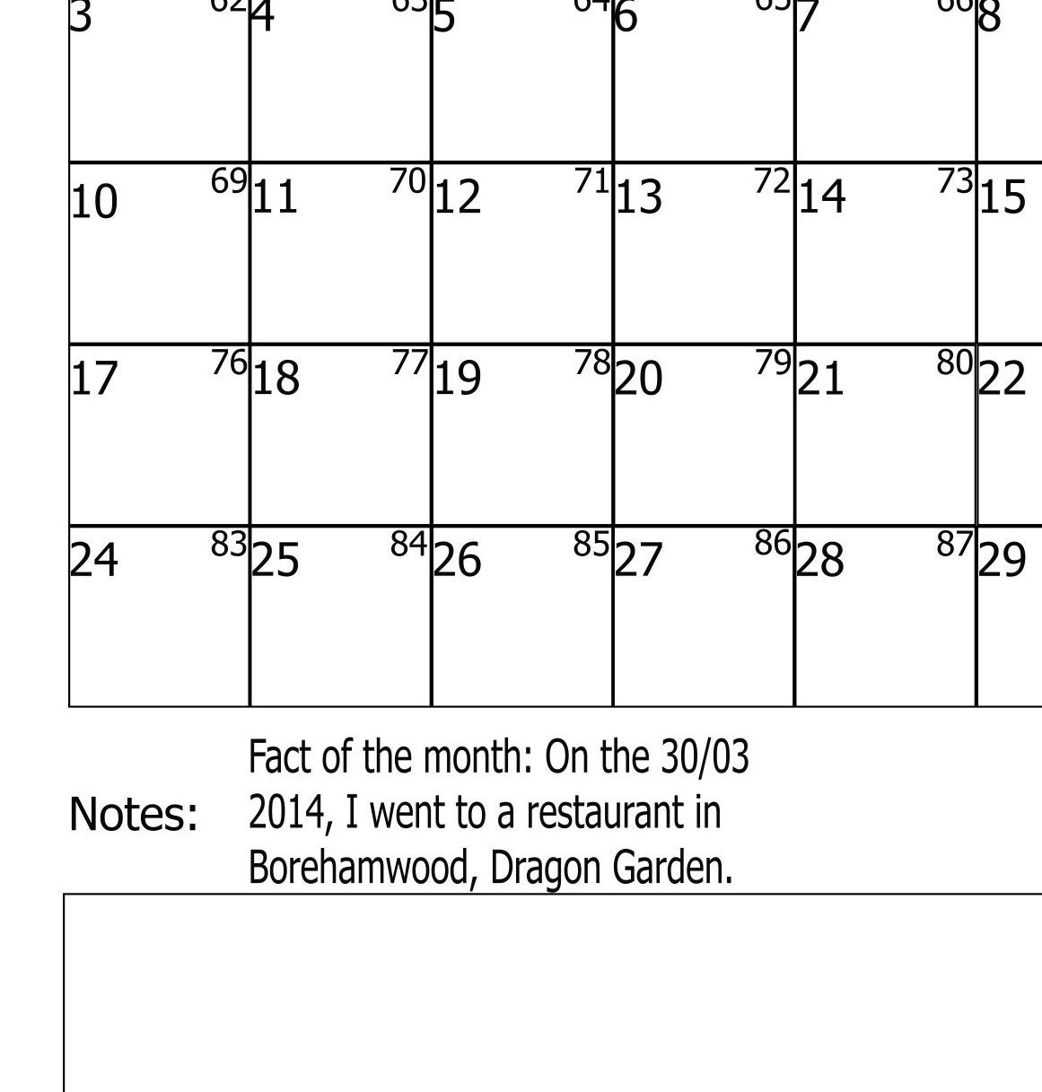 March 2025 Calendar Printable, Horizontal/vertical Calendar Digital