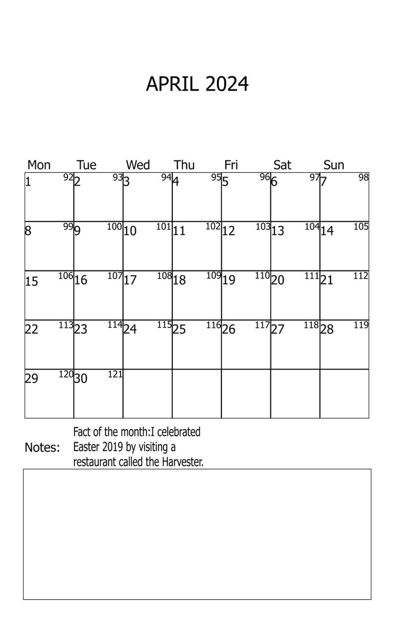 Printable Calendars, April 2024,april 2024 Calendar,april,vertical