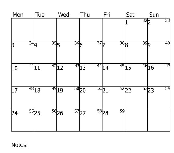 Calendario Febrero 2025 Chile