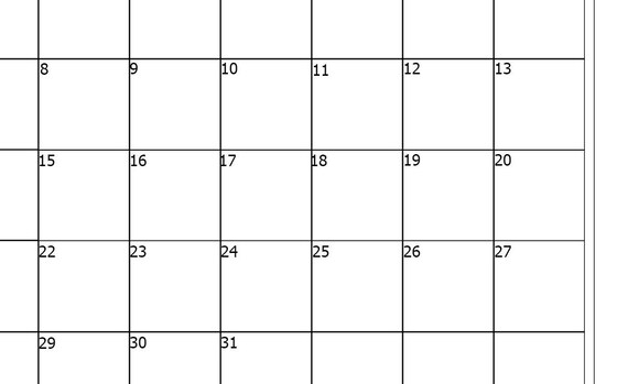 October 2024 Calendar Printable Calendar October 2024 - Etsy