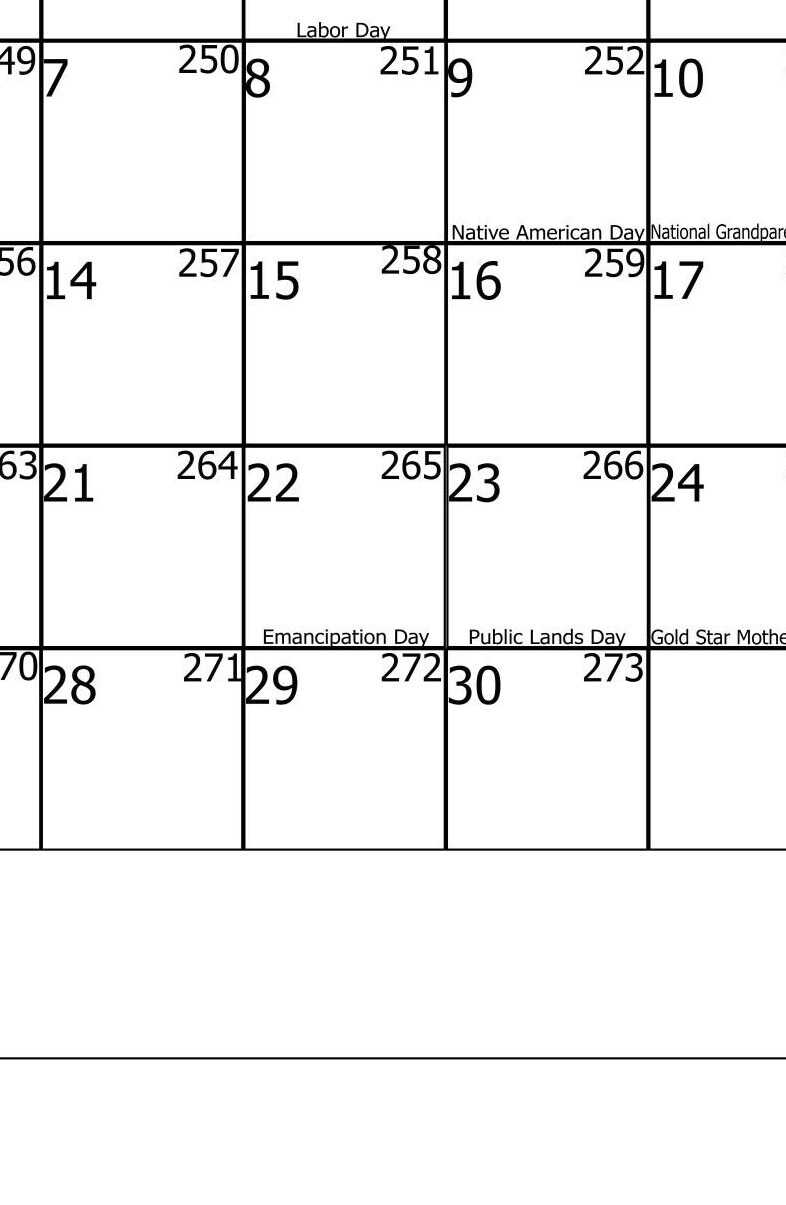 September 2023 Printable Calendar USA Dates and Holidays - Etsy