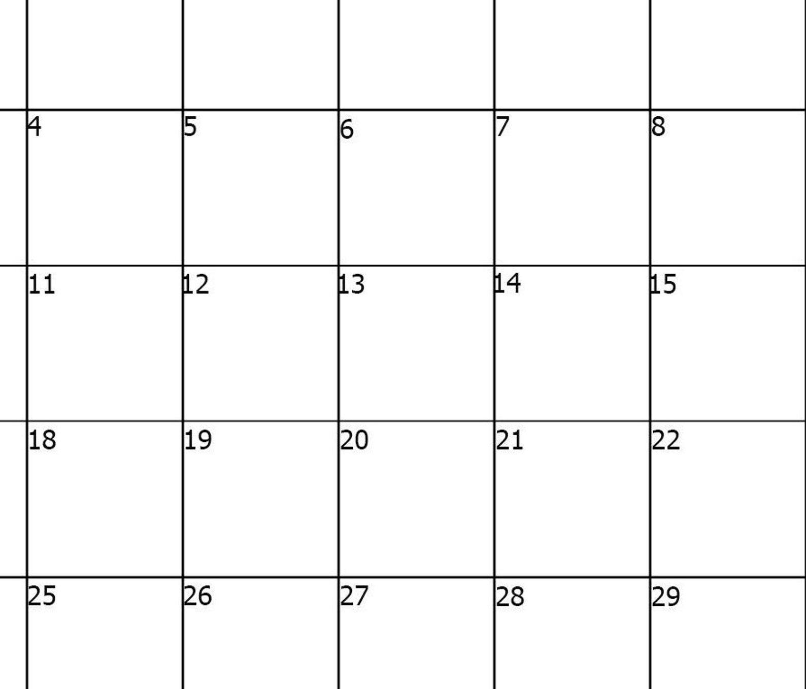 December 2025 Printable Calendar, Horizontal Calendar, December
