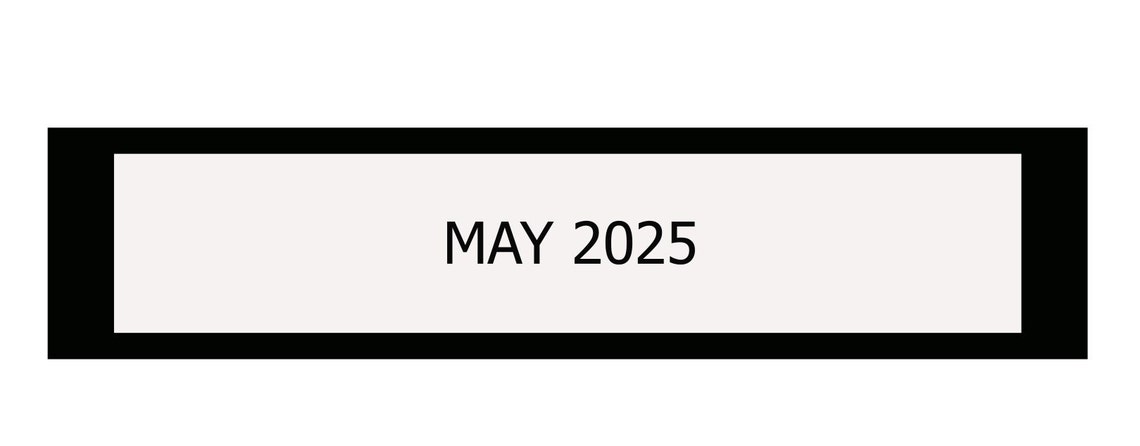 Digital May Calendar, May 2025 Printable Calendar, VERTICAL PRINT ...