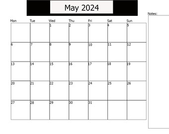 May 2024 Calendar|May editable calendar|May 2024 PDF|printable PDF calendar|editable PDF calendar|May Printable|May Calendar|2024 Calendars