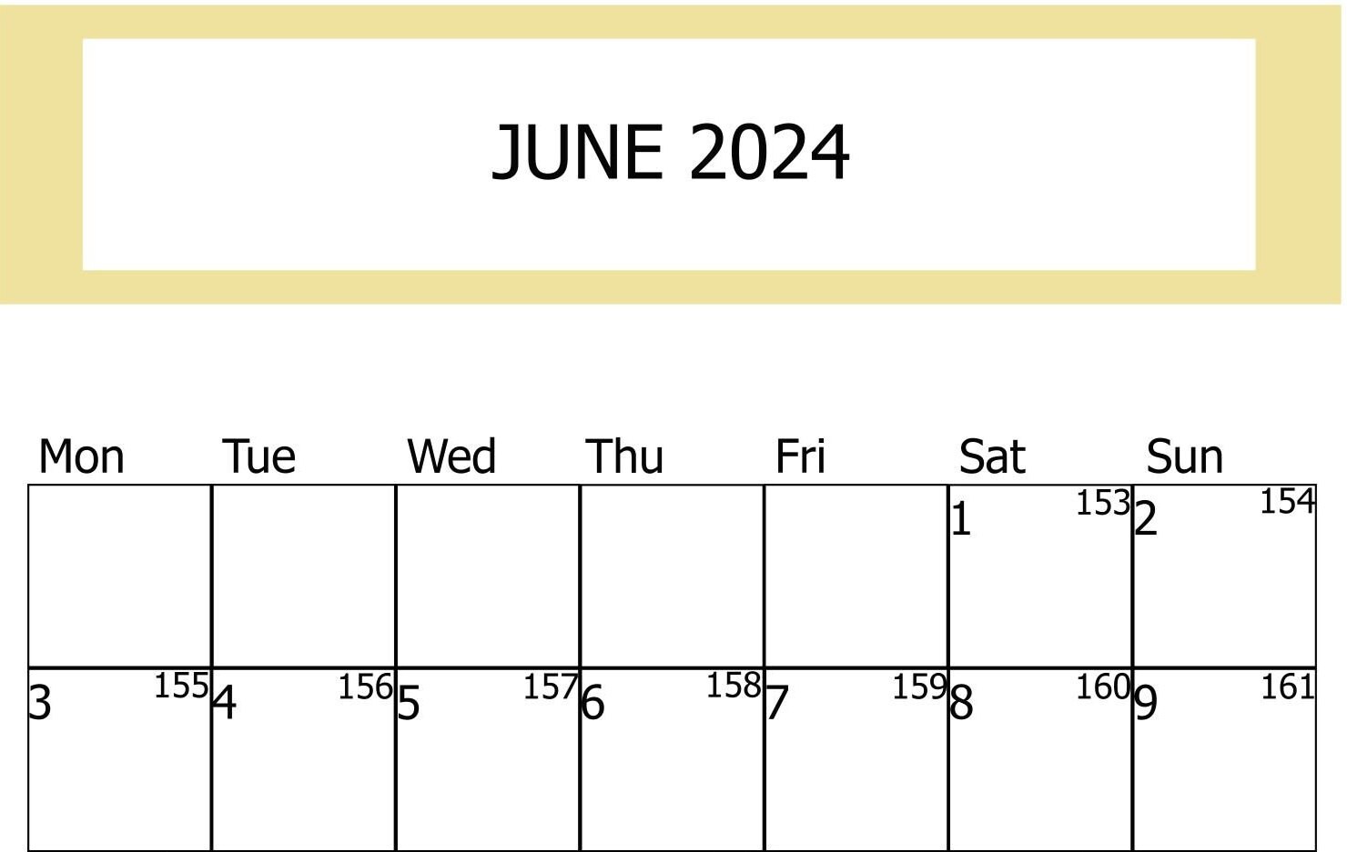 June 2025 Printable Calendar June 2025 Kalender June Etsy UK
