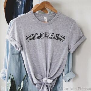 Colorado T-Shirt, Colorado Vacation Shirt, CO Tee, Colorado Souvenirs, Colorado Gifts, Mountain Vacation TShirt, Colorado Life Tee Shirt