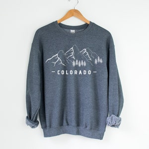 Colorado Sweatshirt, Colorado Gifts, Colorado Trip Vacation Sweatshirt, Camping Sweatshirt, Camping Gifts, Colorado Mountains Sweatshirt