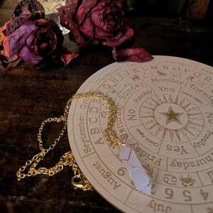 Pendulum and Divination Board Kit (Witchcraft, Ouija, Witch, Divinatory Arts, Dowsing, Esotericism, Wicca, Magic, etc.)