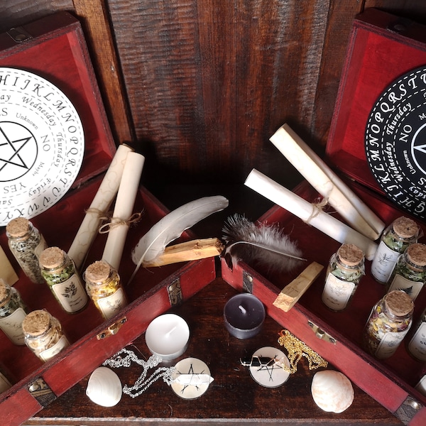 Witchcraft Kit / Wicca / Witch Box / Wiccan / Divination / Pendulum / Starter Kit / Witch / Esotericism / Magic / Board / Box