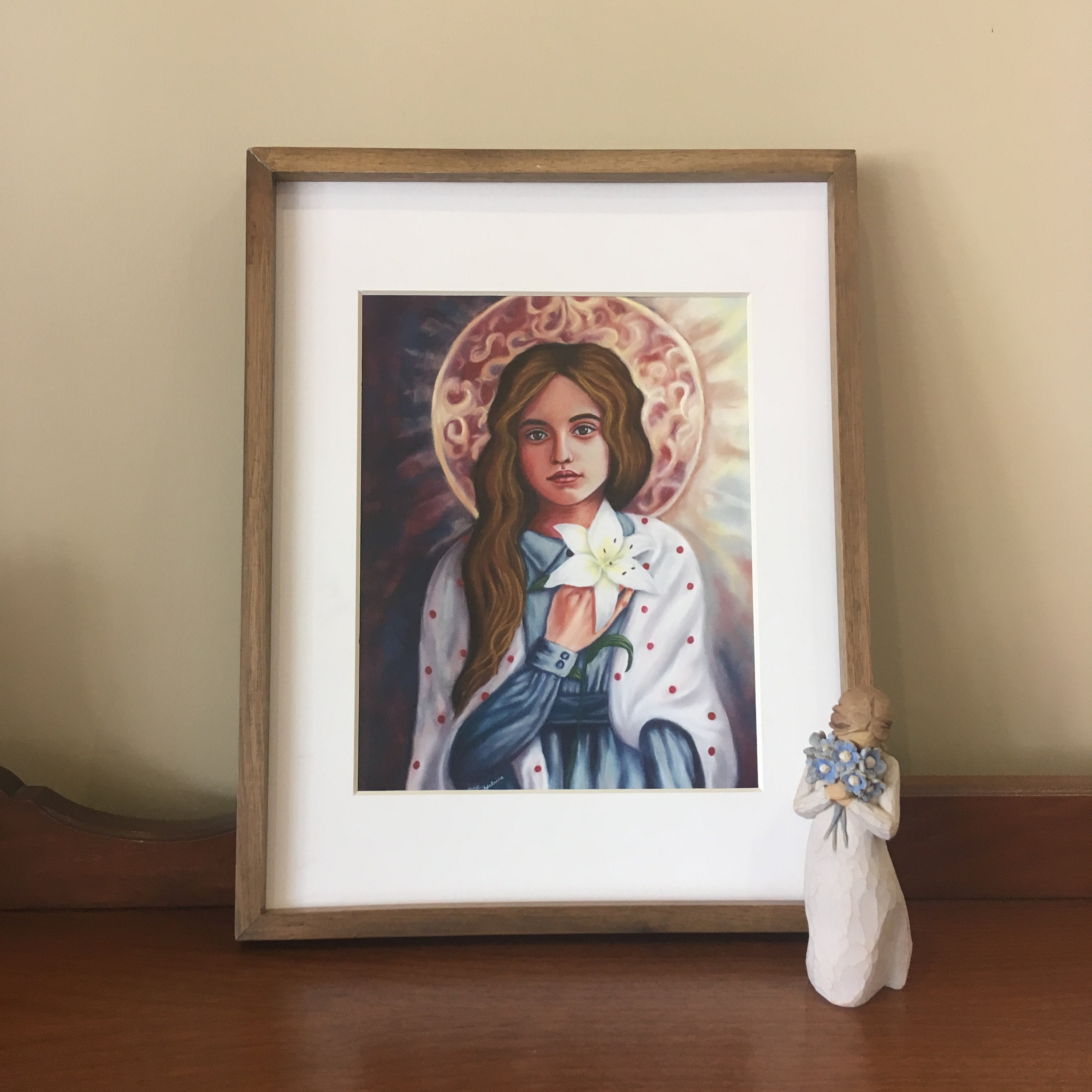 St. Maria Goretti Patron Saint Portrait. Catholic Wall Art & Home Décor ...