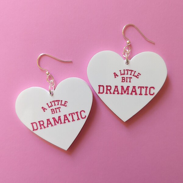 A Little Bit Dramatic Acrylic Statement Earrings