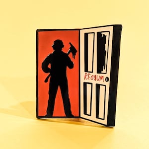 Here&#39;s Johnny Glow in the Dark Enamel Pin
