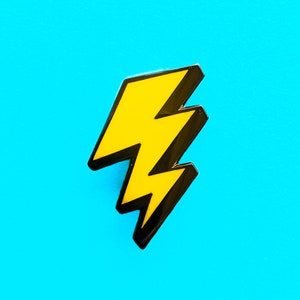 Lightning Bolt Enamel Pin