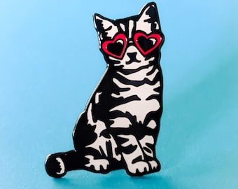 Cool Cat Enamel Pin