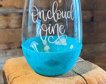 20.5 oz peekaboo stemless wine glass