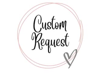 Custom Cup Order Request