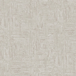 May include: Abstract geometric pattern in shades of beige and off-white. The design features a network of interconnected lines and squares, creating a textured, woven appearance. The overall effect is a subtle, neutral-toned surface.
