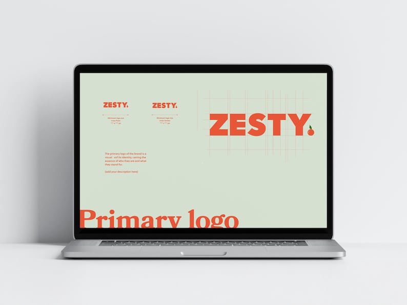 Brand Guidelines Template for Adobe Illustrator and Indesign | FULLY ...