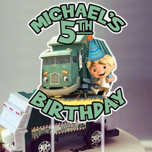 Fan Art Customizable Trash Truck and Hank Birthday Theme Shirt Etsy