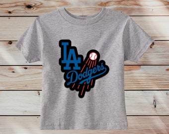 Fan Art LA Dodger Graphic Tee Shirts Sizes Toddler 2T-6T