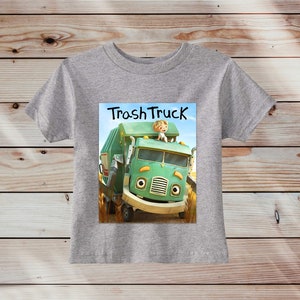 Fan Art Trash Truck and Hank Poster Style Graphic Shirts Sizes Toddler 2T-6T