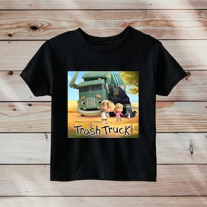 Fan Art Trash Truck and Friends Graphic Shirts Sizes Toddler 2T-6T