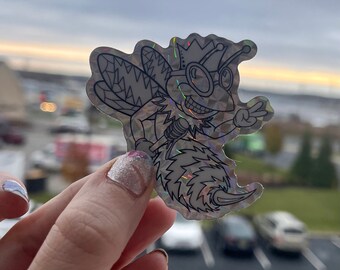 Holographic King Bee Sticker