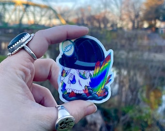 Cumberland Miner Rainbow Holographic Sticker
