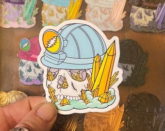 Cumberland Miner Sticker Calcite