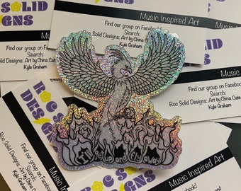 Holographic Wharf Rat Phoenix Sticker