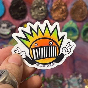 Mr Richard Smoker Ween Boognish sticker