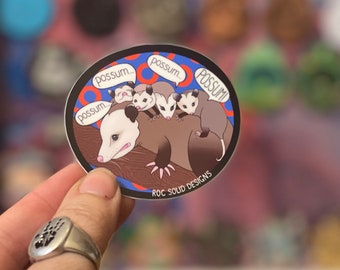 Possum Phish Sticker