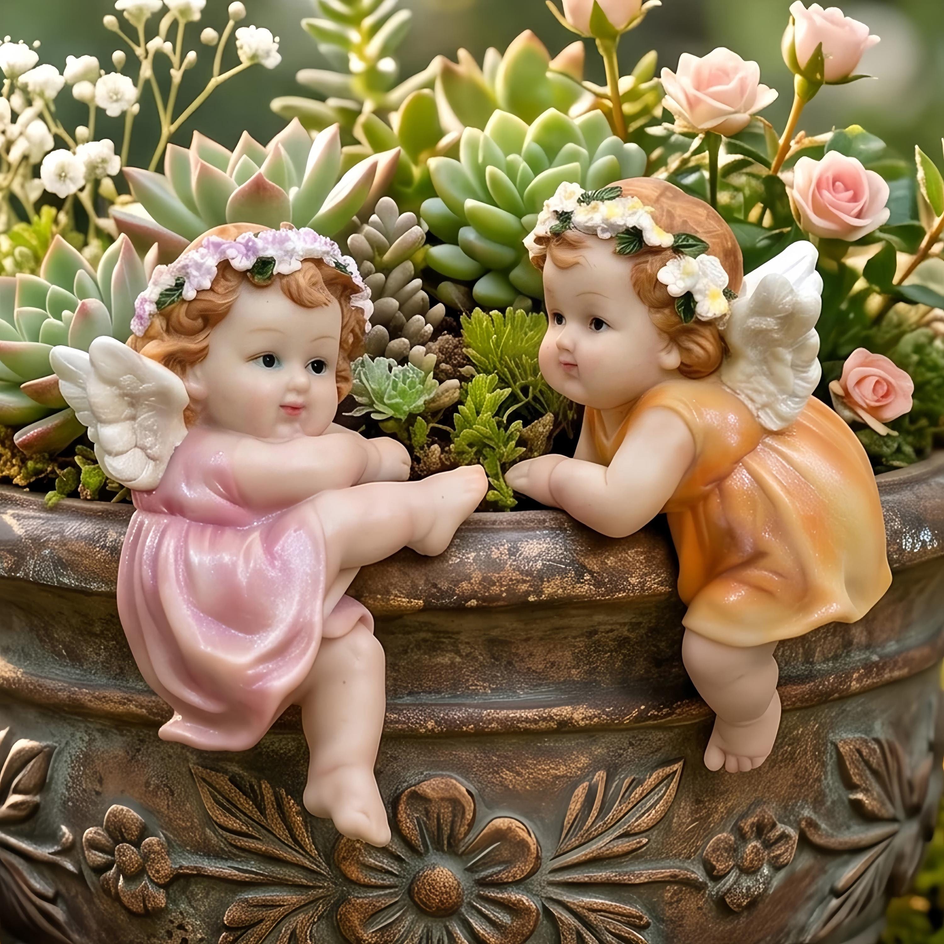 Angel Planter - Etsy
