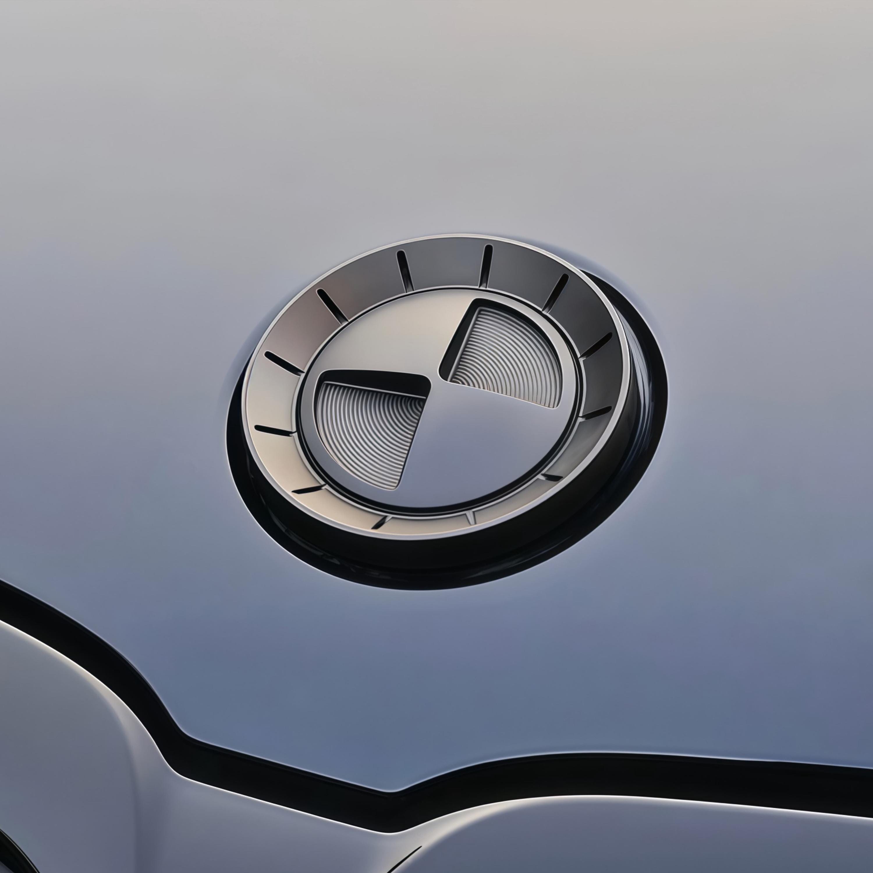 Bmw E46 Emblem Heckklappe 82mm +74mm Für BMW Emblem V+H Blau