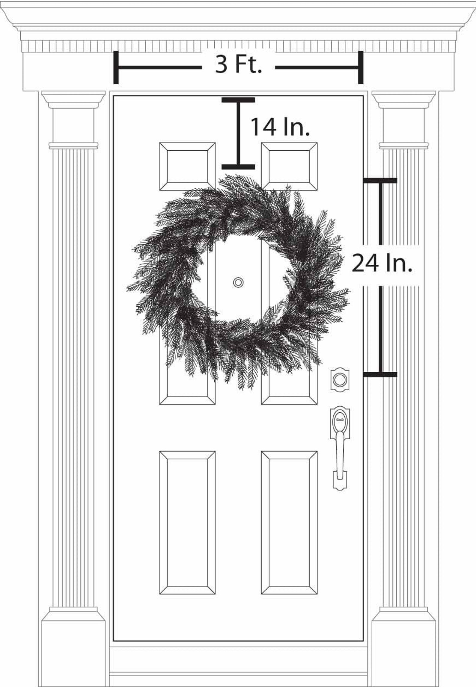 Blue Wreath Navy and Gold Wreath Wreath for Front Door Etsy