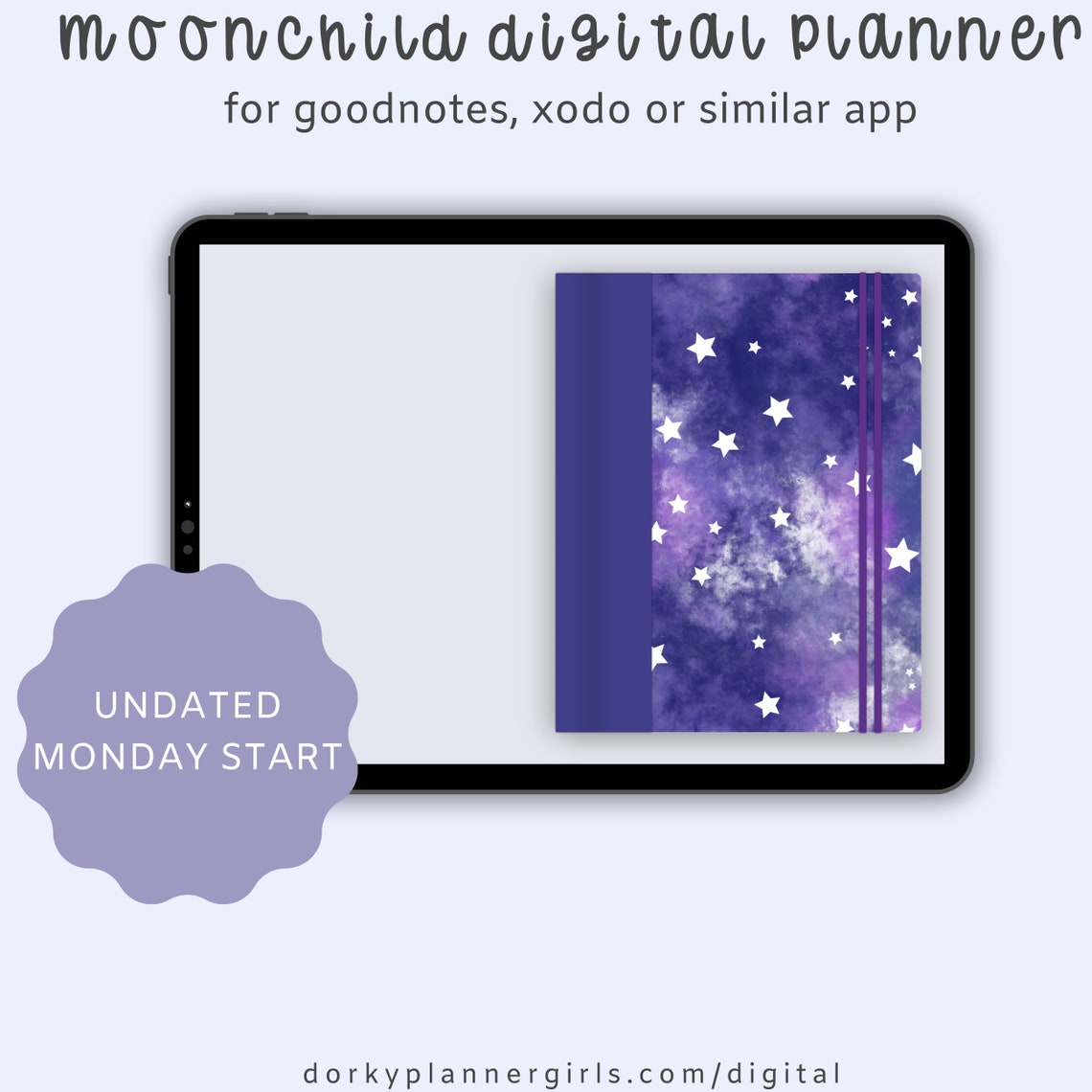 Moonchild Digital Planner and Stickers for Goodnotes - Etsy