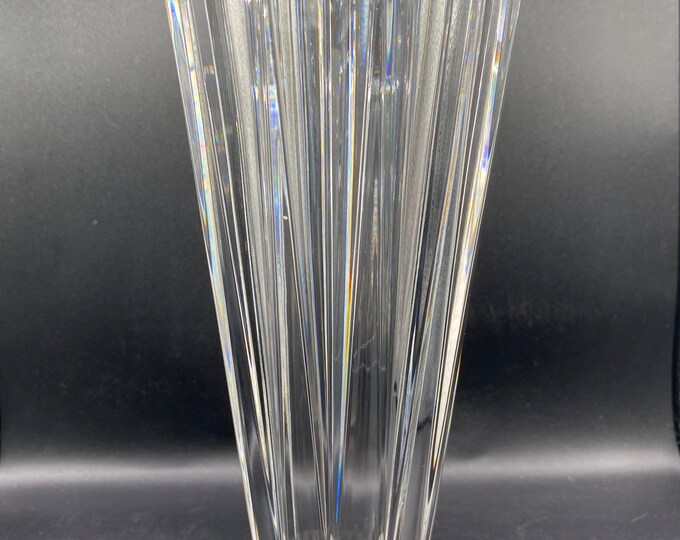 VTG Rosenthal Classic Germany Crystal Blossom Pattern Vase 10 Inches
