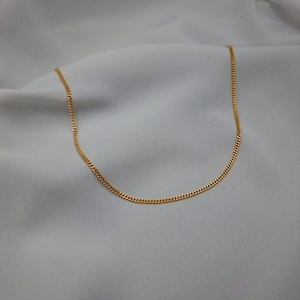 Necklace &quot;Sue&quot; | Gold Necklace | Layering Necklace | Cable Chain Necklace | Minimal Necklace For Women | 14k Gold, 925 Sterling Silver