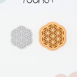 Flower of Life Cookie Cutter: 3D Printed Clay Cutter