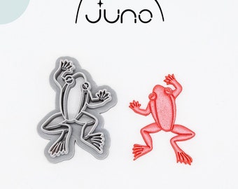 Ranita de otoño y primavera, cortador de galletas de arcilla polimérica