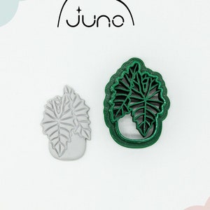 Lovely House Plant Printed Clay, Polymer Clay, Cookie Cutter