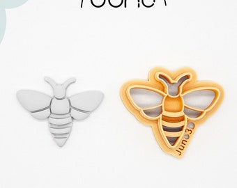 Elegant Bee Printed Clay, Polymer Clay, Cookie Cutter