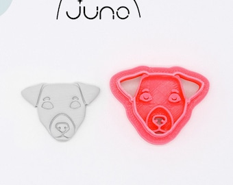 Jack Russell Terrier Face,Dog cutters, Printed Clay, Polymer Clay, Cookie Cutter
