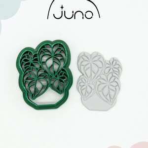 Anthurium House Plant Printed Clay, Polymer Clay, Cookie Cutter