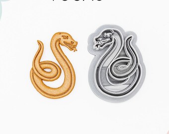 Side Snake Wizard Printed Clay, Polymer Clay, Cookie Cutter