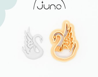 Beautiful Swan Printed Clay, Polymer Clay, Cookie Cutter