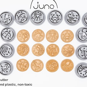 Rysunki Zodiaku Tłoczenie Drukowana Glina, Glina Polimerowa, Foremka Do Ciasteczek