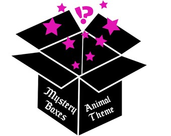 Mystery Boxes | Animal Theme, Printed Clay, Polymer Clay, Cookie Cutter