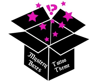 Mystery Boxes | Tattoo Theme, Printed Clay, Polymer Clay, Cookie Cutter