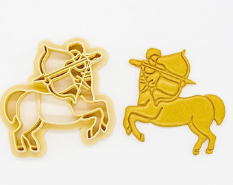 Centaur Ancient Greece, Greek Mythology Printed Clay, Polymer Clay, Cookie Cutter